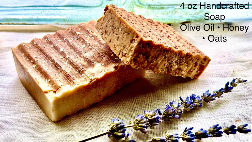 Honey Oatmeal Soap Bar | Dry Skin Relief, Gentle Exfoliant, Ritual Self Care