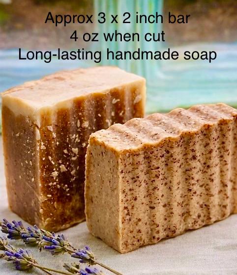 Honey Oatmeal Soap Bar | Dry Skin Relief, Gentle Exfoliant, Ritual Self Care