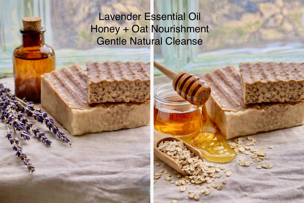 Honey Oatmeal Soap Bar | Dry Skin Relief, Gentle Exfoliant, Ritual Self Care