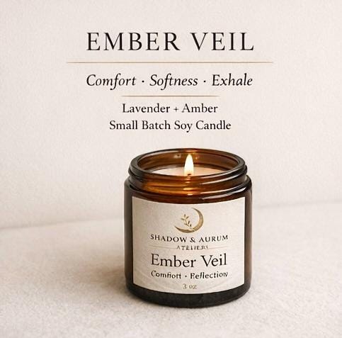 Lavender Amber Soy Candle | Small Batch | Celebrate Small Moments | Self Care Ritual | Clean Intentionally