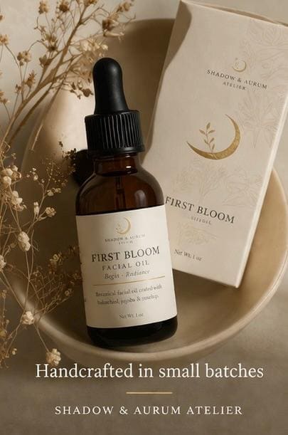 Bakuchiol Facial Oil | Natural Retinol Alternative | Sensitive Skin Serum | Botanical Glow Oil | Clean Skincare
