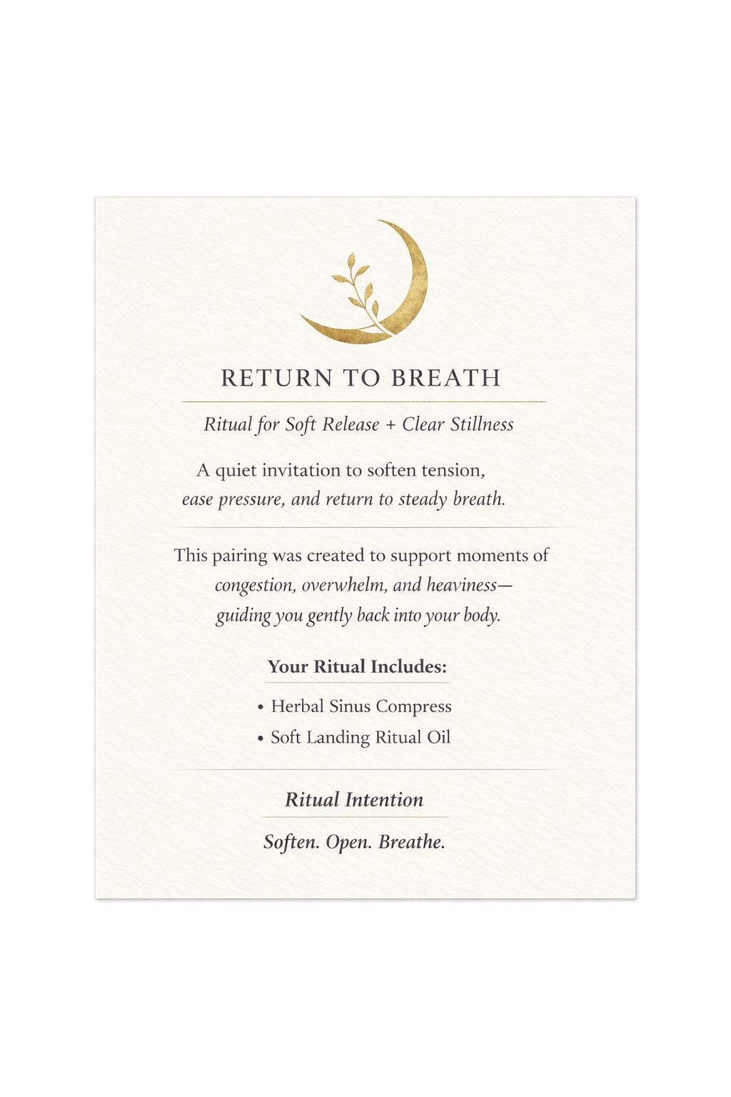 Herbal Compress Wrap | Lavender, Chamomile, Eucalyptus, Peppermint Aromatherapy Ritual