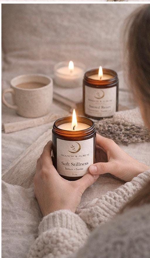 Lavender Candle Trio | Soy Wax Aromatherapy | All Natural Relaxation Ritual