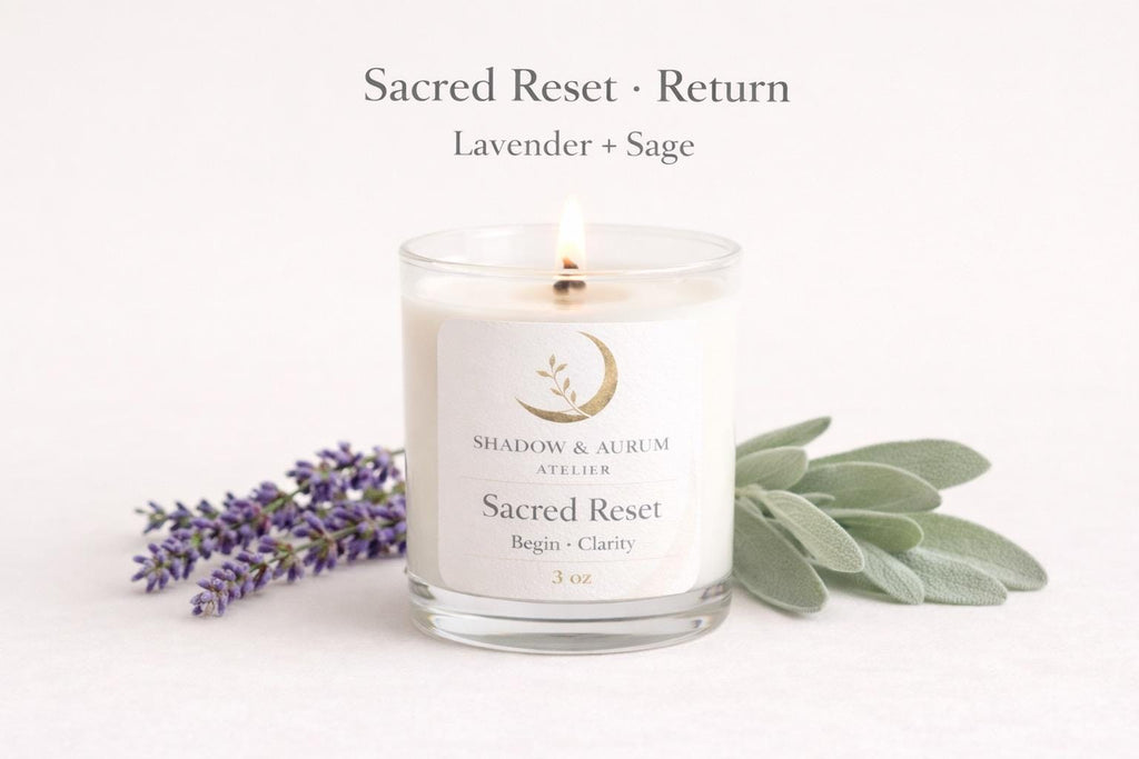Lavender, Sage | All Natural Soy | Wood Wick | Target Stress | House Warming | Self Care | Gift