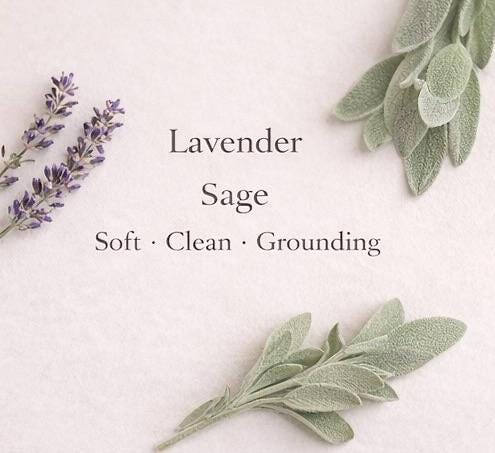 Lavender, Sage | All Natural Soy | Wood Wick | Target Stress | House Warming | Self Care | Gift