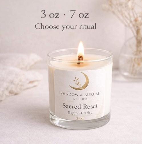 Lavender, Sage | All Natural Soy | Wood Wick | Target Stress | House Warming | Self Care | Gift