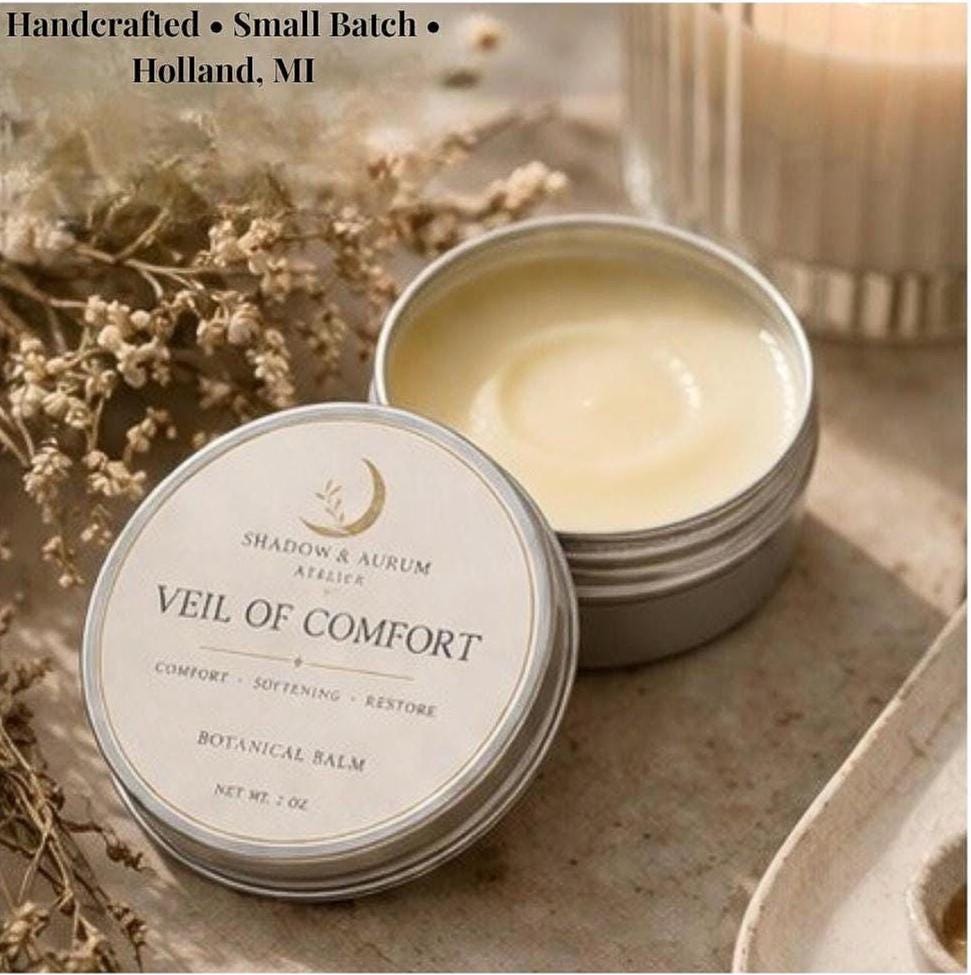 Herbal Balm for Dry Sensitive Skin | Botanical Moisturizing Salve, Comfort Restore