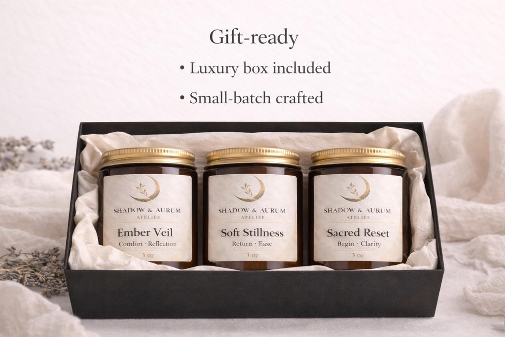 Lavender Candle Trio | Soy Wax Aromatherapy | All Natural Relaxation Ritual