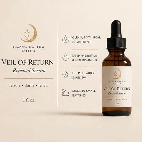 Facial Oil Serum | Botanical Glow Oil | Rosehip Papaya Face Oi