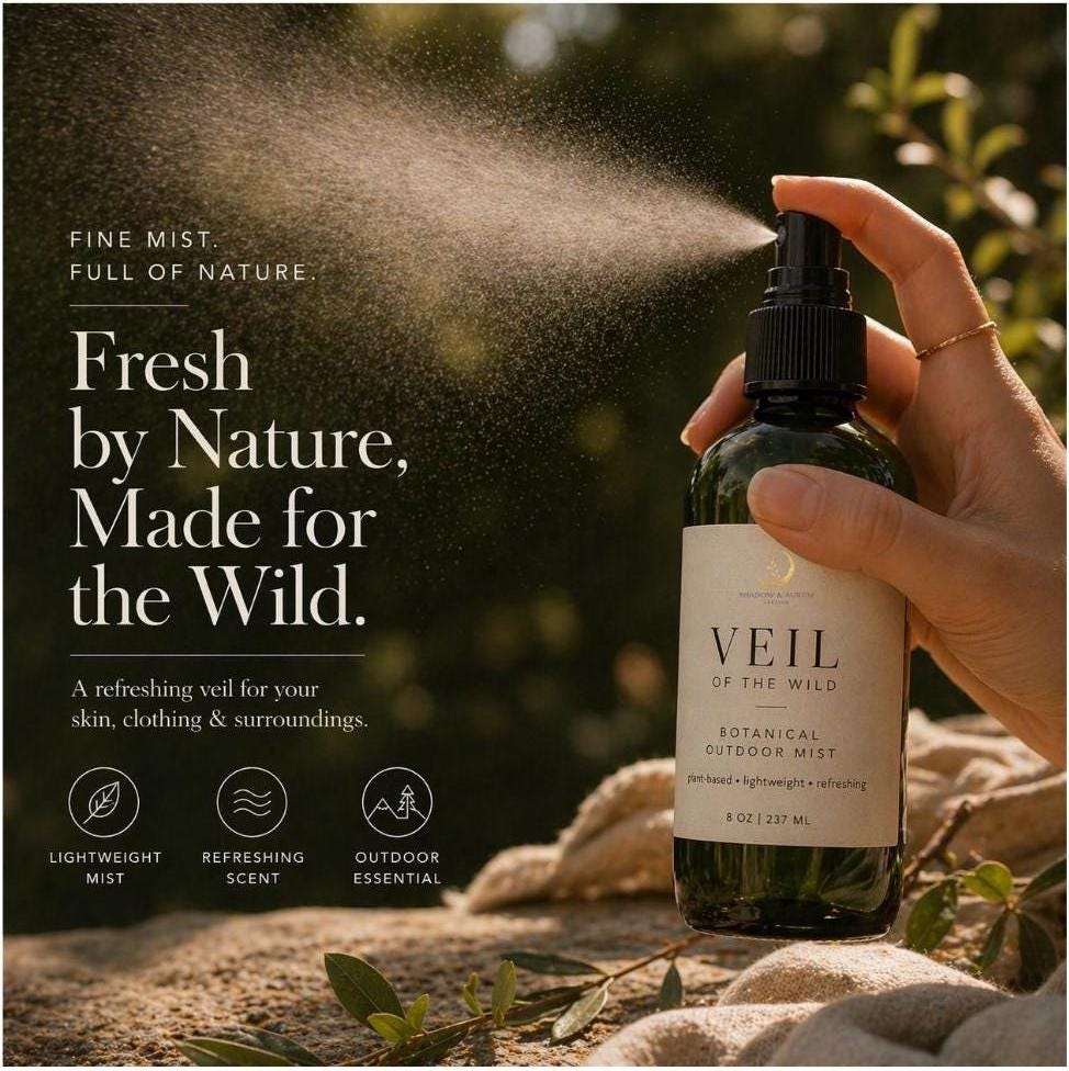 Botanical Outdoor Mist | Plant-Based Bug Spray, Fresh Herbaceous Scent
