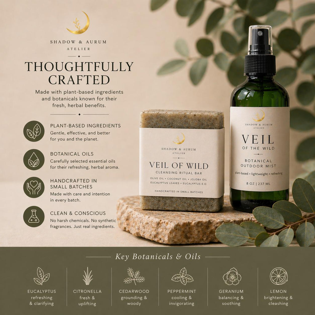 Eucalyptus Herbal Ritual Set | Natural Soap + Botanical Mist (Outdoor Self Care)