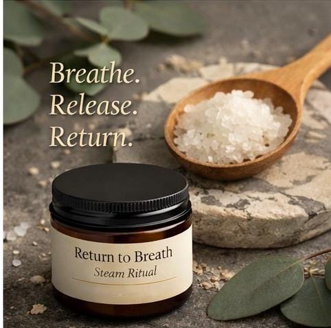 Eucalyptus Steam Ritual | Aromatherapy Bath Soak, Spa Self Care, Epsom Salt Blend