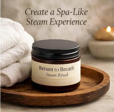 Eucalyptus Steam Ritual | Aromatherapy Bath Soak, Spa Self Care, Epsom Salt Blend