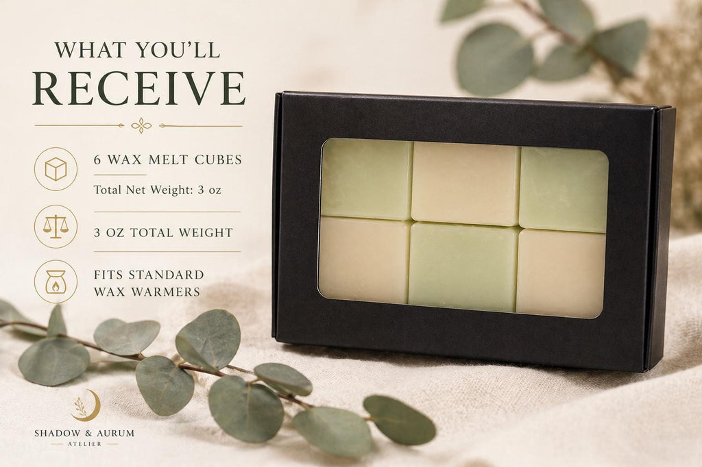 Eucalyptus Wax Melts | Natural Soy Wax, Essential Oil, Small Batch, Spa Scent