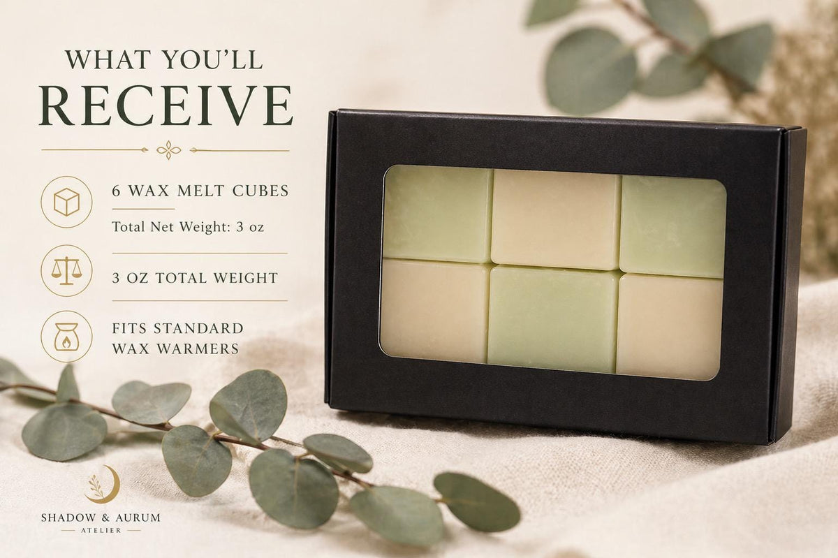 Eucalyptus Wax Melts | Natural Soy Wax, Essential Oil, Small Batch, Spa Scent