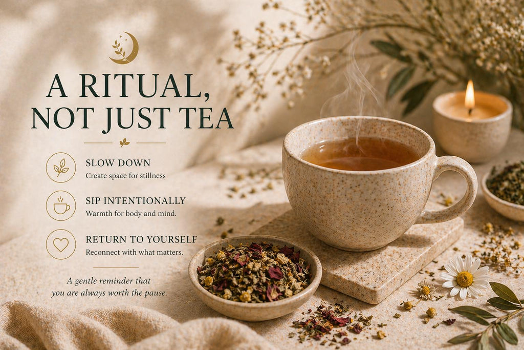 Tea Set Trio | Herbal | Warming Botanical | Monthly Support | Return Ritual | Gift for her
