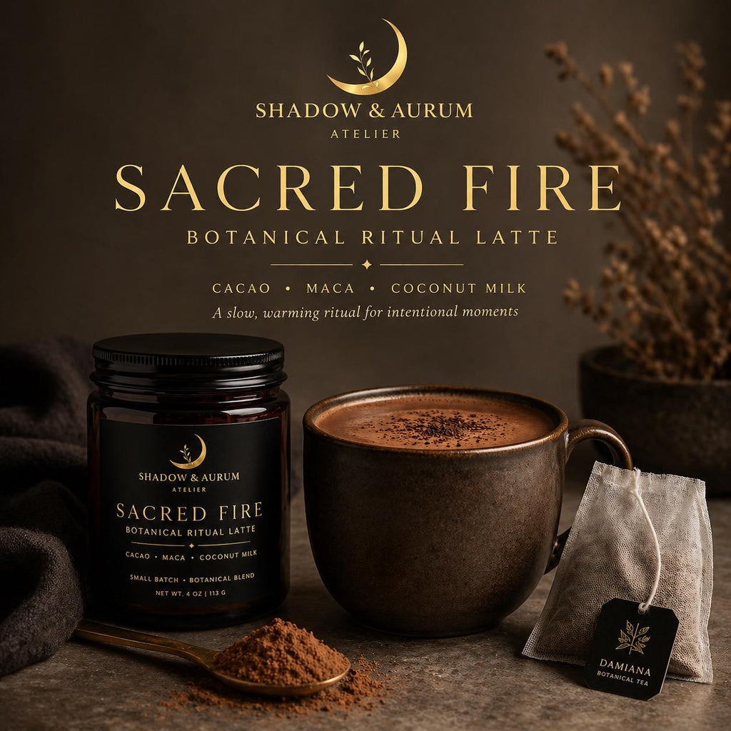 Damiana Latte Mix | Maca, Coco, Coconut Milk Powder| Evening Herbal Beverage | Sacred Moments Between
