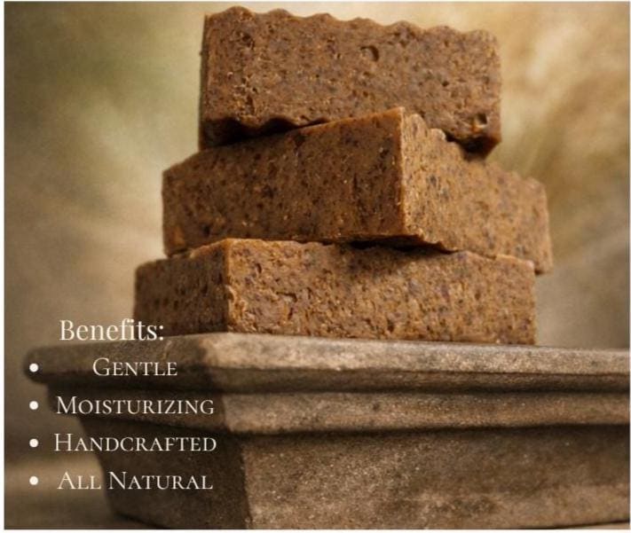 Honey, Oat, Milk Bar • Nourishing for Dry Sensitive Skin • Gentle Exfoliating • Golden Hearth Ritual