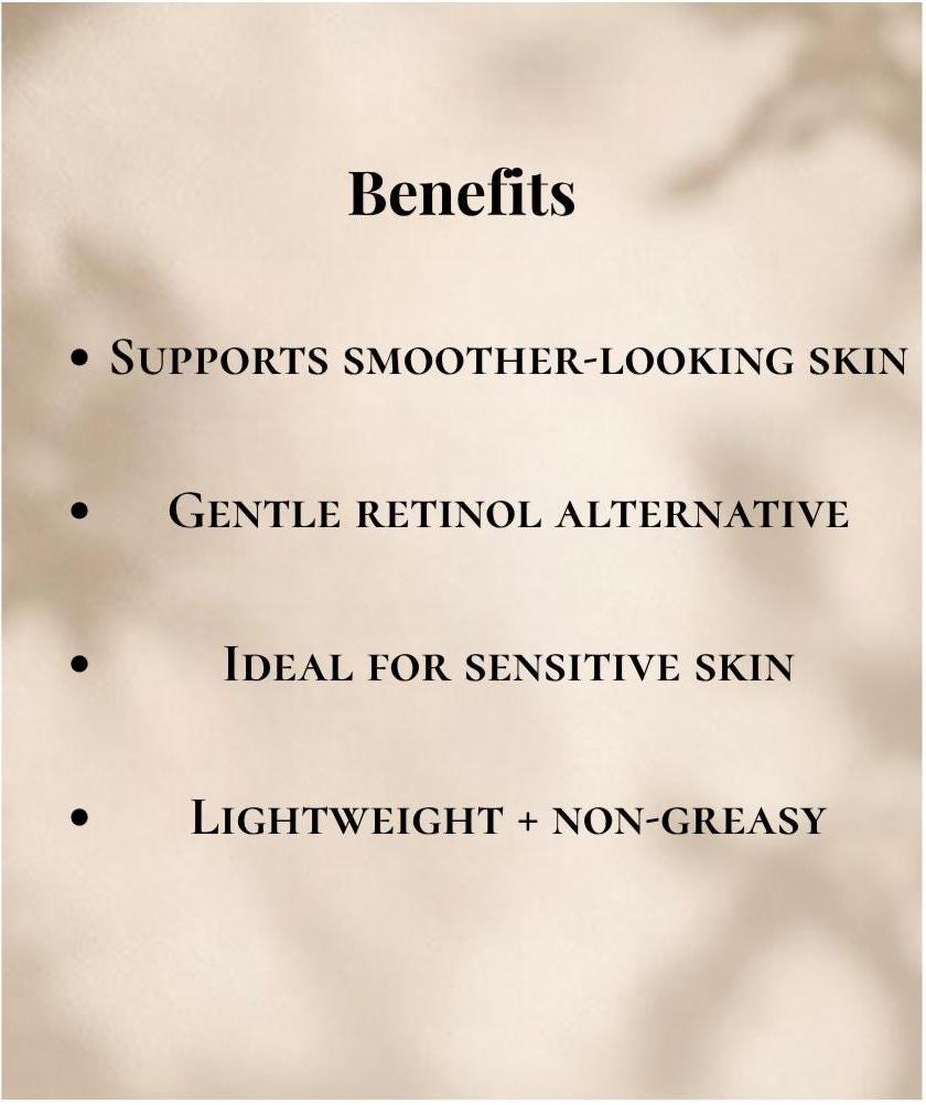 Bakuchiol Facial Oil | Natural Retinol Alternative | Sensitive Skin Serum | Botanical Glow Oil | Clean Skincare