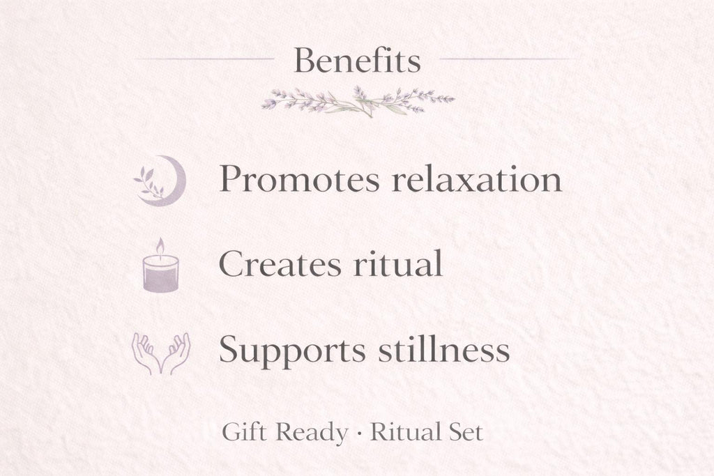 Self Care Ritual Set | Relaxation, Stress Relief, Botanical Balm, Body Oil