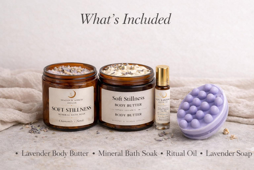 Lavender Self Care Ritual Set | Calming Aromatherapy Bundle, Relaxation Spa Gift