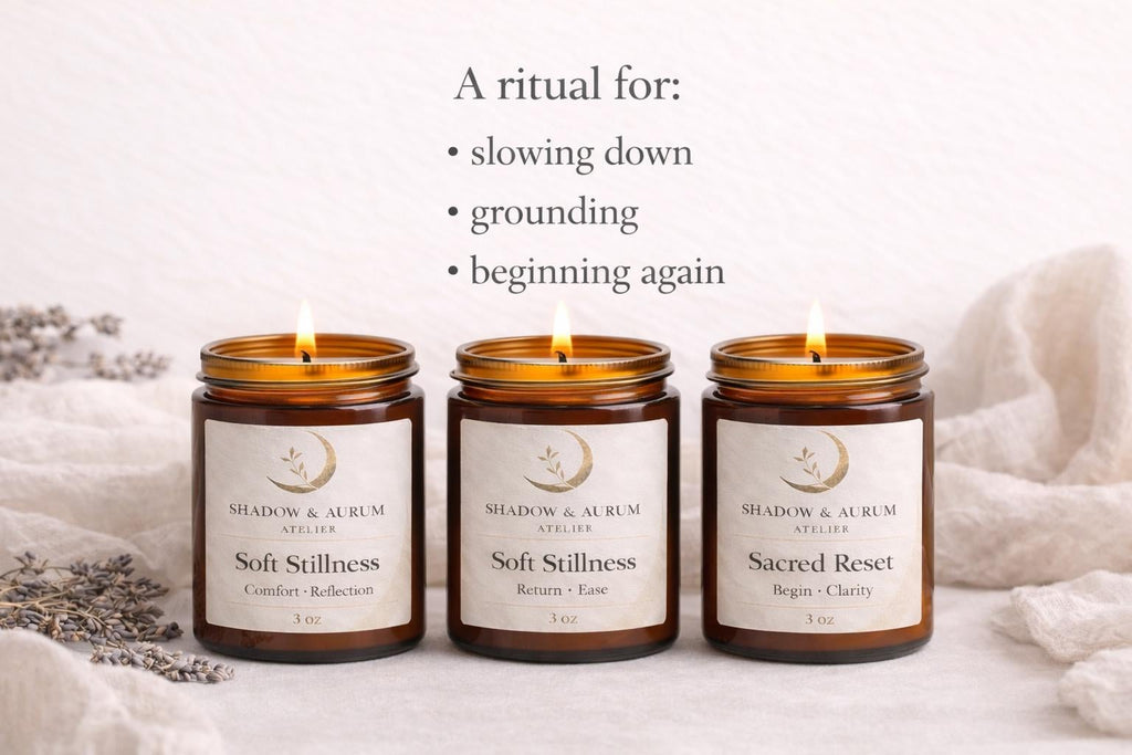 Lavender Candle Trio | Soy Wax Aromatherapy | All Natural Relaxation Ritual