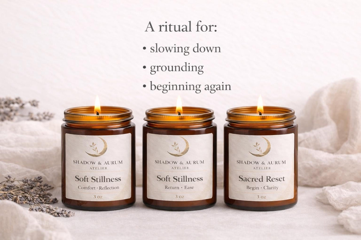 Lavender Candle Trio | Soy Wax Aromatherapy | All Natural Relaxation Ritual