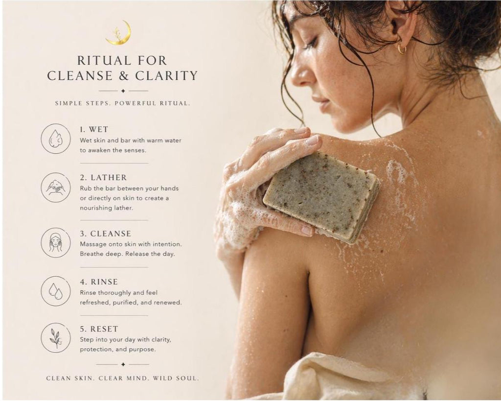 Eucalyptus Cleansing Ritual Bar | Outdoor Botanical Soap, Natural Oils