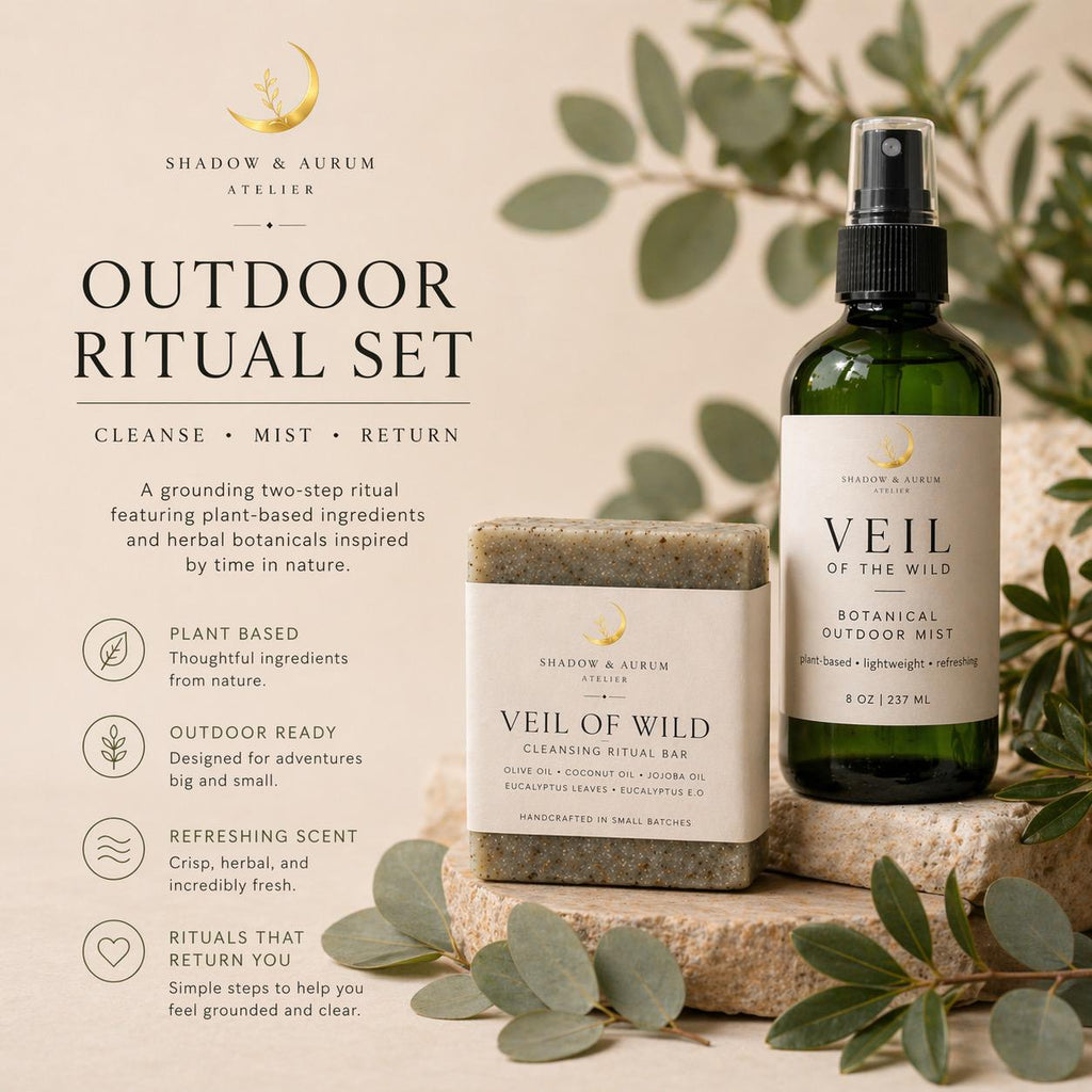 Eucalyptus Herbal Ritual Set | Natural Soap + Botanical Mist (Outdoor Self Care)