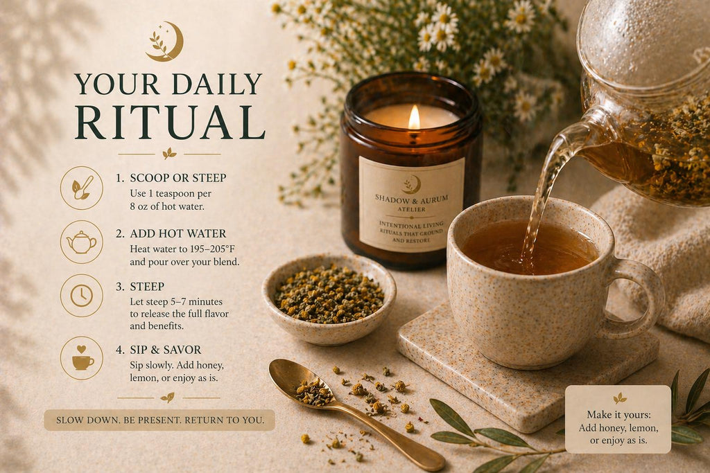 Tea Set Trio | Herbal | Warming Botanical | Monthly Support | Return Ritual | Gift for her