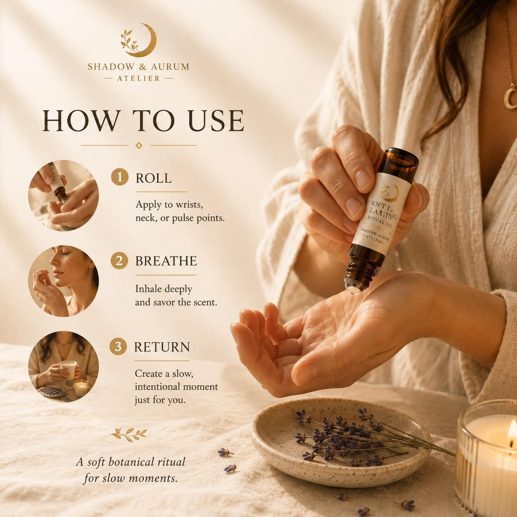 Lavender, Clary Sage, Ylang Ylang Blend | Essential Oil Roll On | Meditation | Aromatherapy