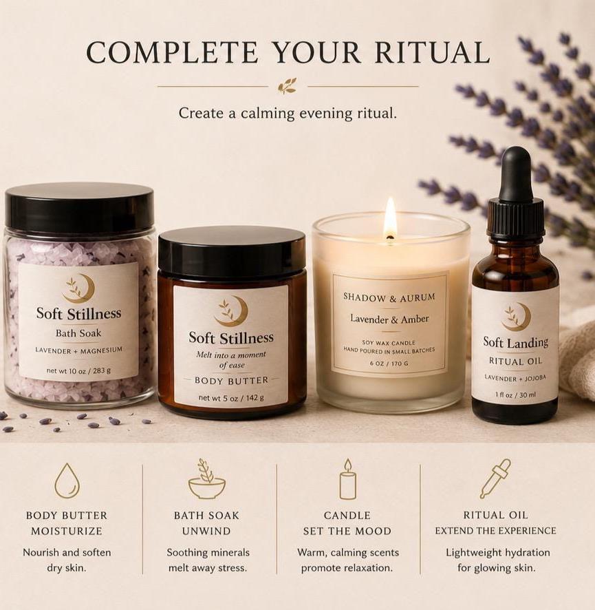 Handcrafted Lavender Body Butter | Whipped Shea Moisturizer, Botanical Blend