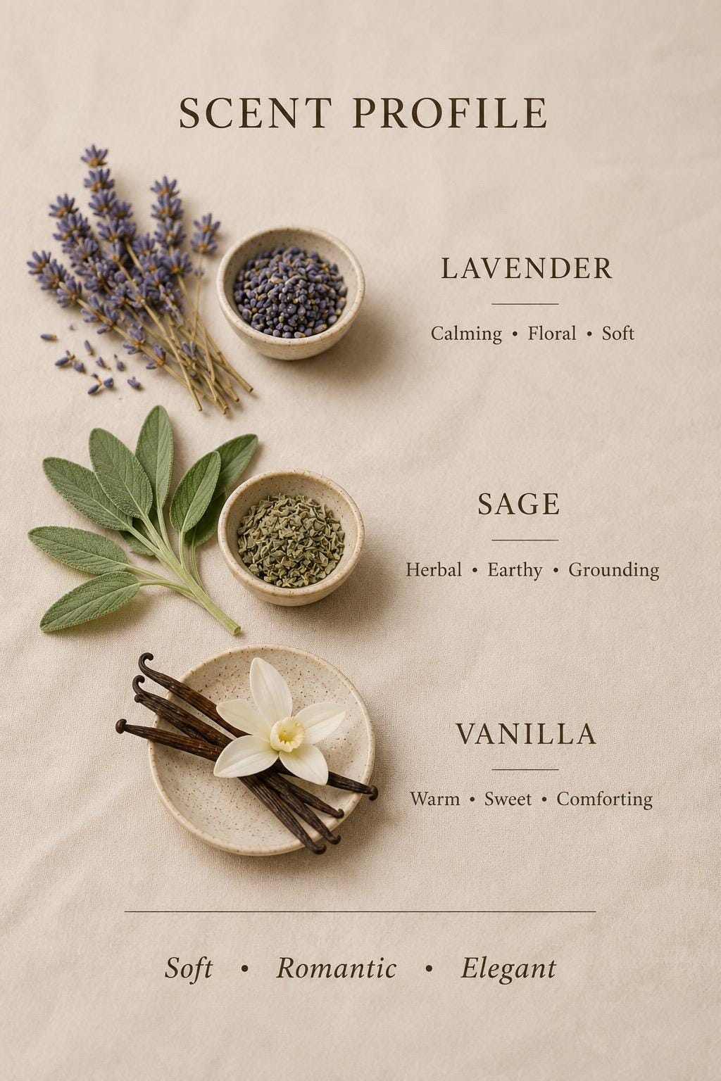 Soft Vow Wedding Soap Favor | Lavender Sage Vanilla Botanical Bar
