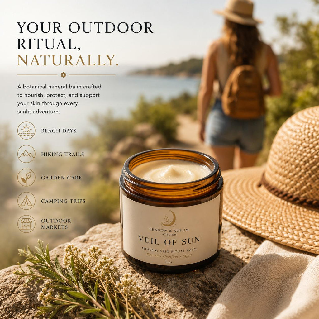 Outdoor Mineral Balm | Non-Nano Zinc Oxide Botanical Skin Ritual (Water-Free)