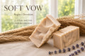 Soft Vow Wedding Soap Favor | Lavender Sage Vanilla Botanical Bar