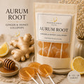 Ginger Honey Lollipops | Lemon Spice Botanical Candy, Small Batch Artisan Treat