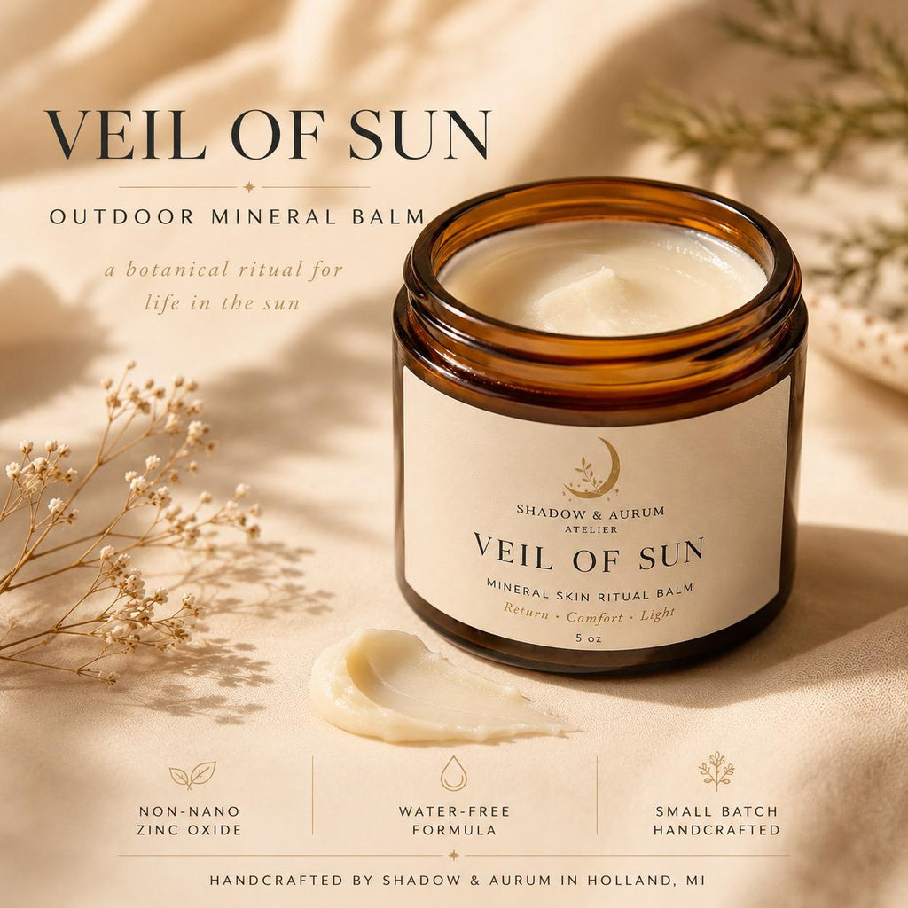 Outdoor Mineral Balm | Non-Nano Zinc Oxide Botanical Skin Ritual (Water-Free)
