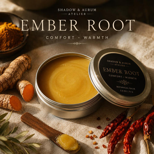 Ember Root Botanical Balm | Turmeric Cayenne Beeswax Salve | Comfort Ritual Body Care