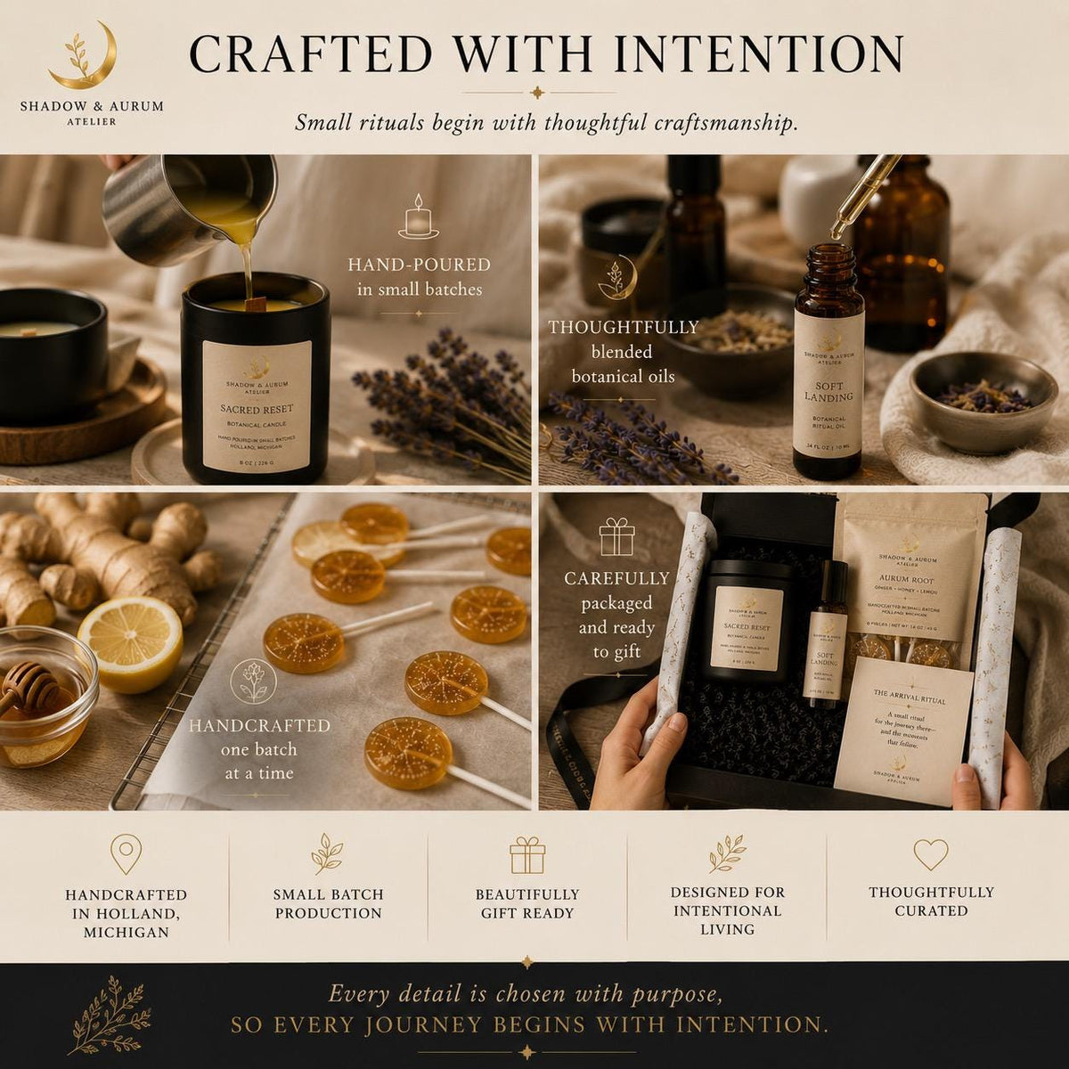 Travel Gift Set | Vacation Self Care | Relaxation Kit | Made for Transition Soft Landing Ritual