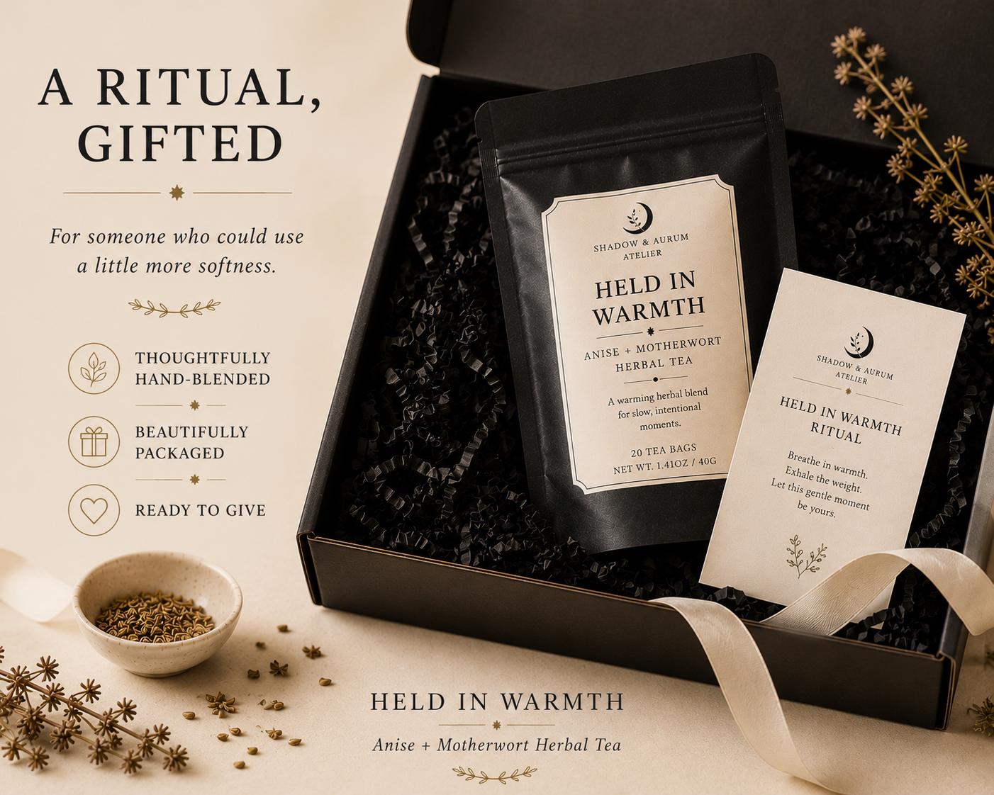 Anise + Motherwort Herbal Tea | Cycle support | Comfort Ritual