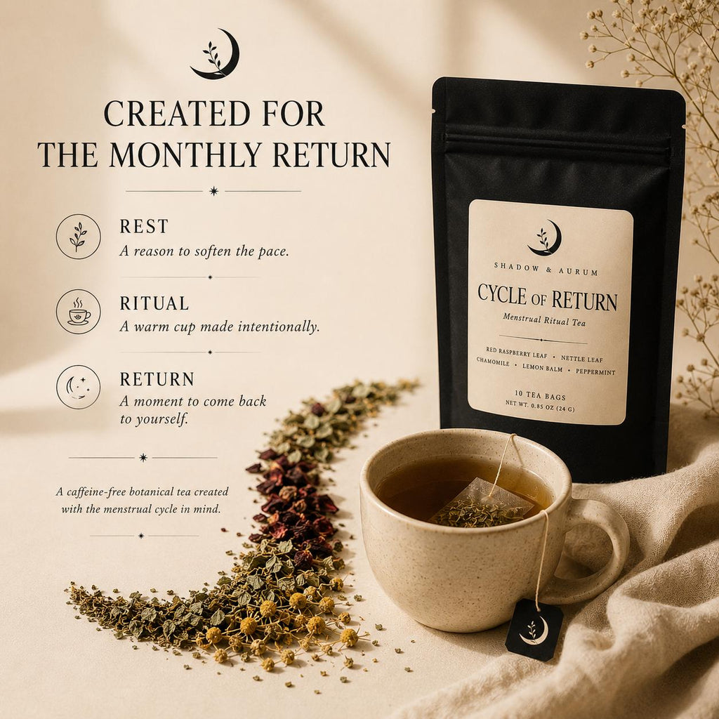 Menstrual Cycle Herbal Tea | Raspberry Leaf, Chamomile & Lemon Balm