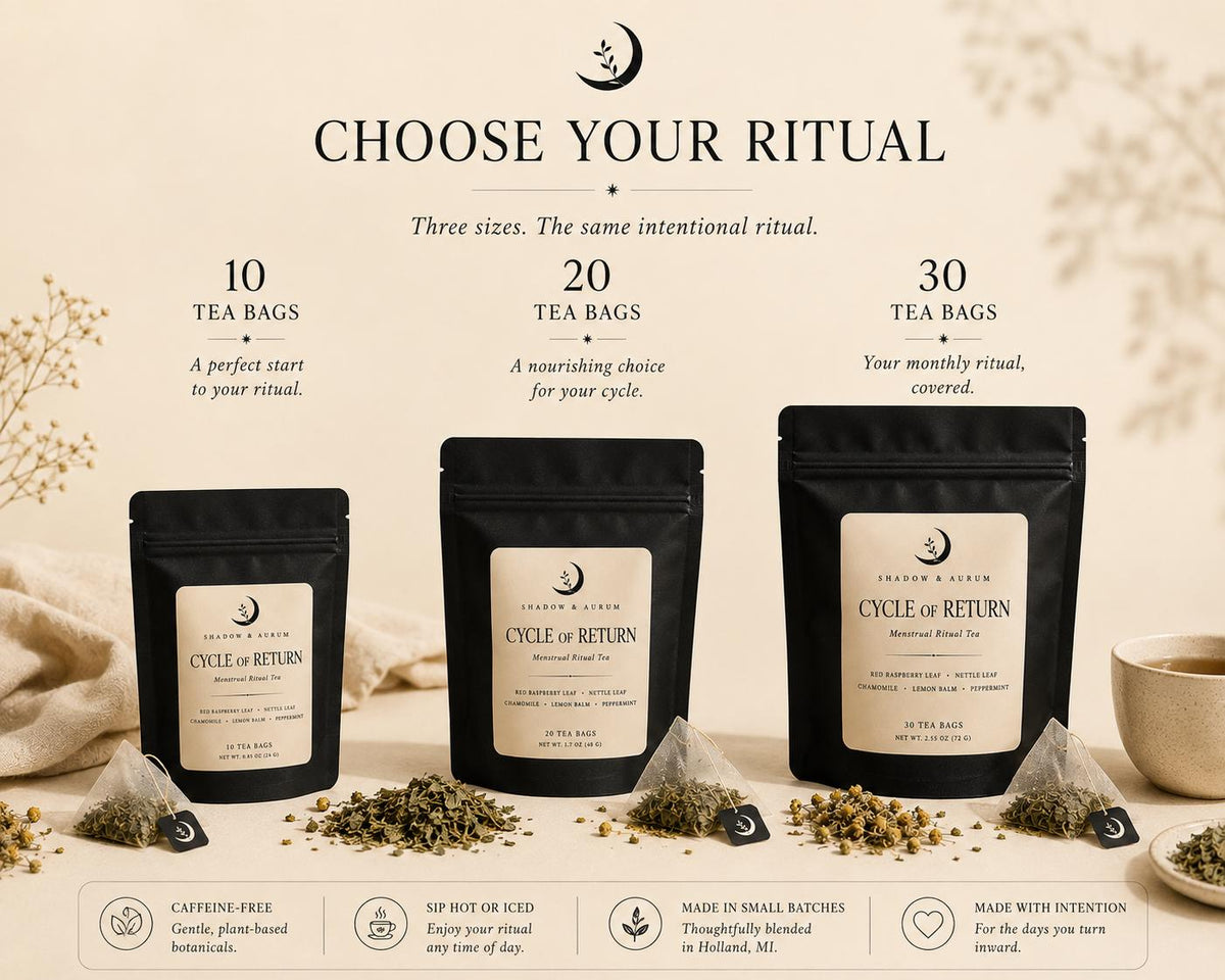 Menstrual Cycle Herbal Tea | Raspberry Leaf, Chamomile & Lemon Balm