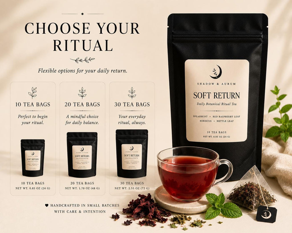 Spearmint Herbal Tea | Raspberry Leaf, Hibiscus & Nettle PCOS/ Period friendly