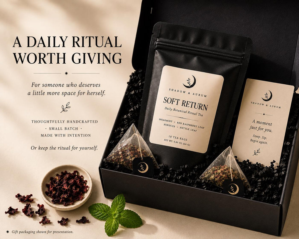 Spearmint Herbal Tea | Raspberry Leaf, Hibiscus & Nettle PCOS/ Period friendly