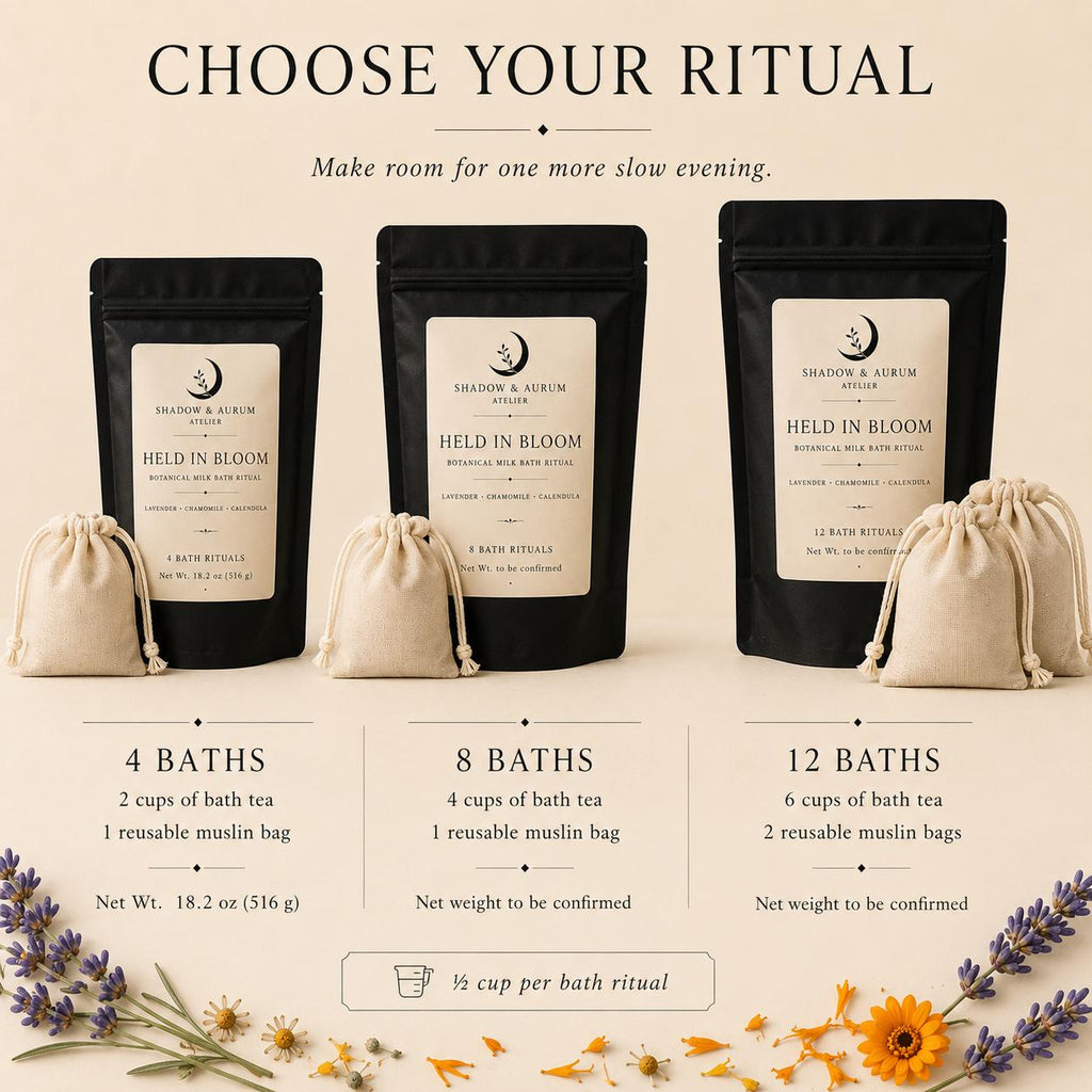 Lavender Milk Bath Tea with Chamomile & Calendula | Held in Bloom