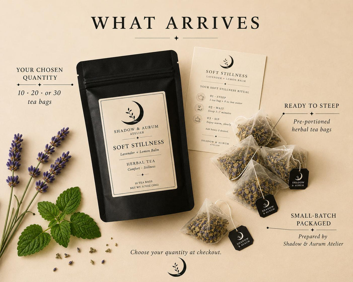 Lavender & Lemon Balm Herbal Tea | Caffeine Free Botanical Blend