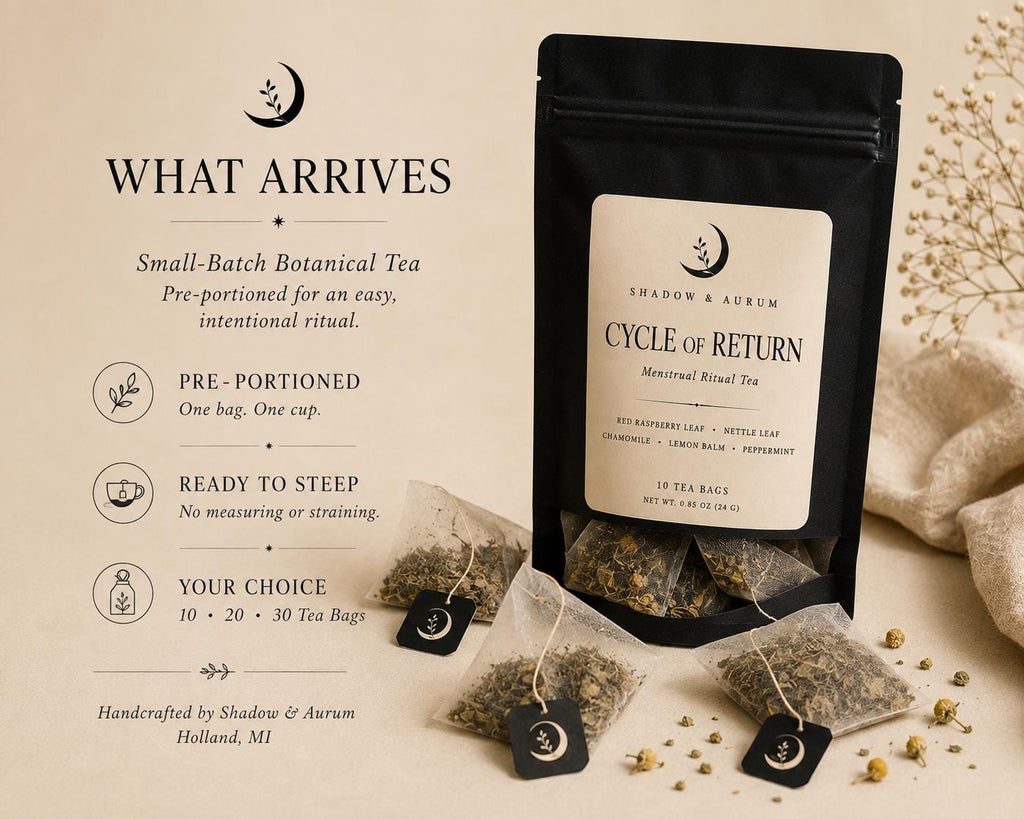 Menstrual Cycle Herbal Tea | Raspberry Leaf, Chamomile & Lemon Balm