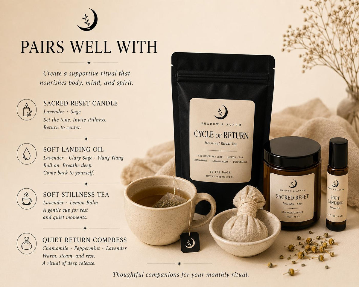 Menstrual Cycle Herbal Tea | Raspberry Leaf, Chamomile & Lemon Balm