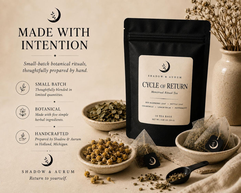 Menstrual Cycle Herbal Tea | Raspberry Leaf, Chamomile & Lemon Balm