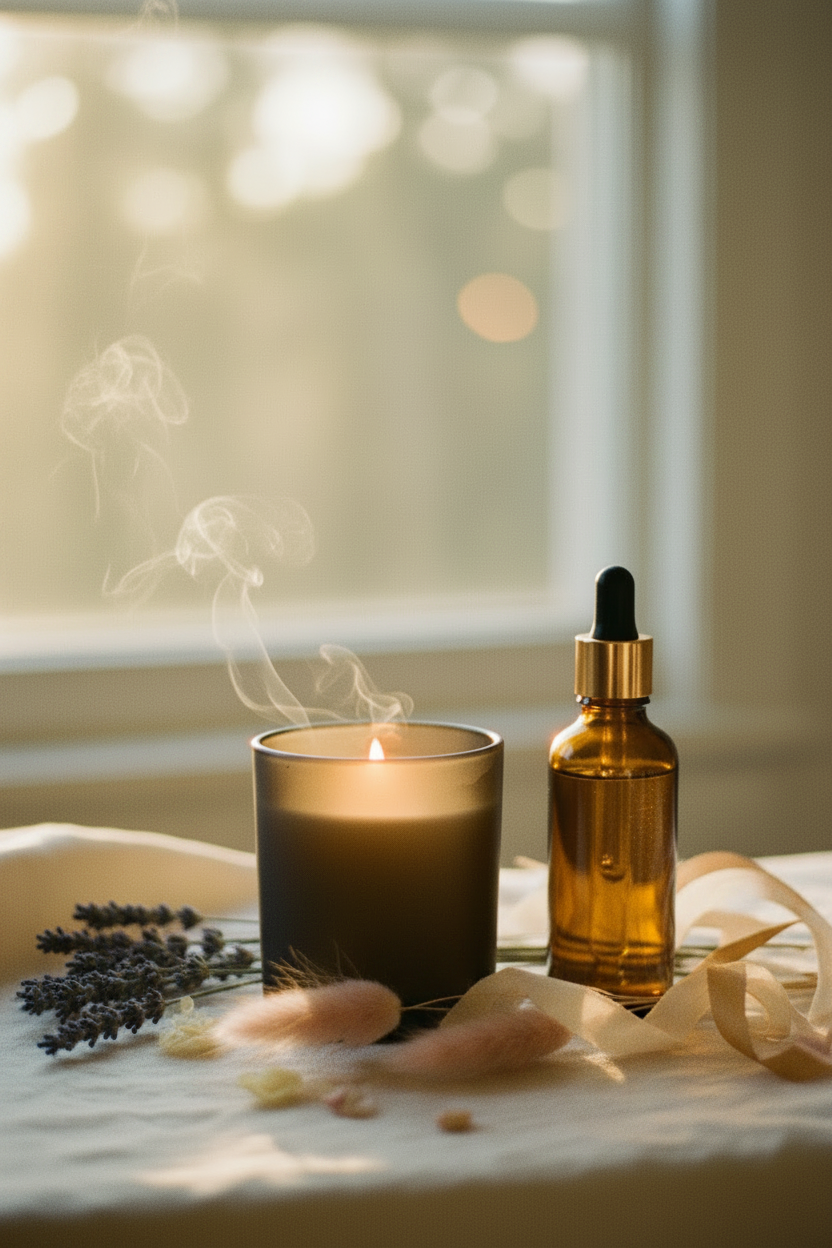 Shadow & Aurum - Boho Luxe with Lavender